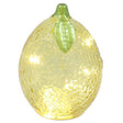 Shudehill 13cm Diamond Cut LED Lemon Clear Ornament - Old Railway Line Garden Centre