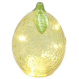 Shudehill 13cm Diamond Cut LED Lemon Clear Ornament