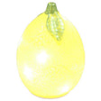 Shudehill 13cm Diamond Cut LED Lemon Opaque Ornament - Old Railway Line Garden Centre