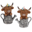 Shudehill 13cm Garden Bloom Cow Watering Can - Old Railway Line Garden Centre