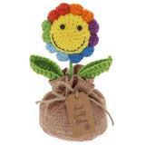 Shudehill 16cm Crochet Sunflower in Sack (Choice of 3) - Old Railway Line Garden Centre
