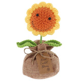 Shudehill 16cm Crochet Sunflower in Sack (Choice of 3) - Old Railway Line Garden Centre