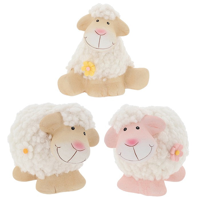 Shudehill 11cm Flower Sheep Posing (Choice of 3)