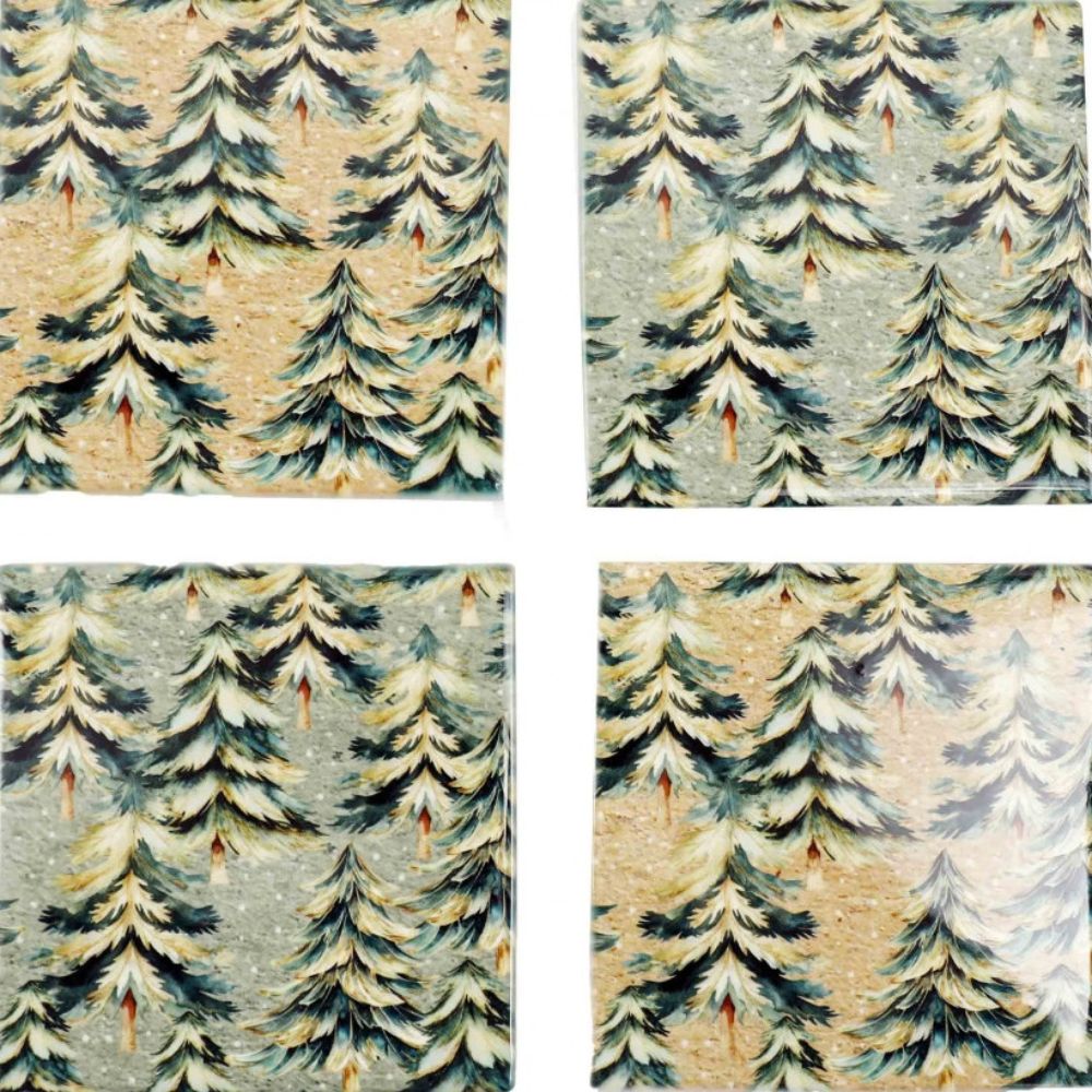Sifcon 10cm Winter Forest Coaster
