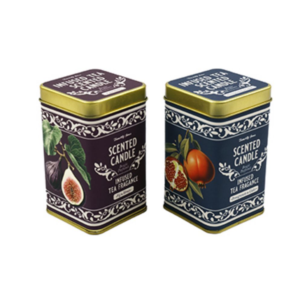 Sifcon 11cm Cosy Home Mini Tea Candle in a Tin (Choice of 2)