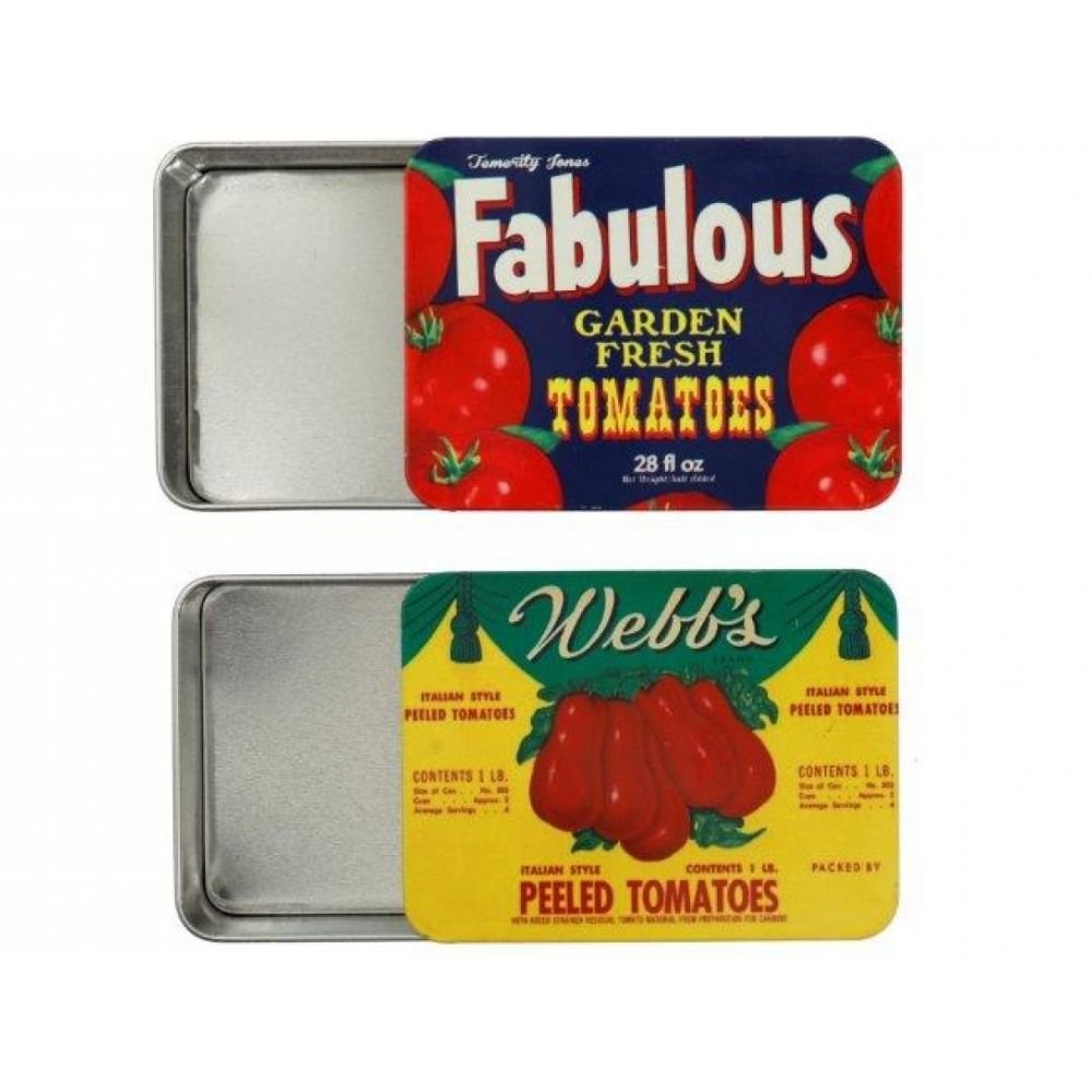 Sifcon 12cm Tomato Push Pull Tin - (Choice of 2) - Old Railway Line Garden Centre