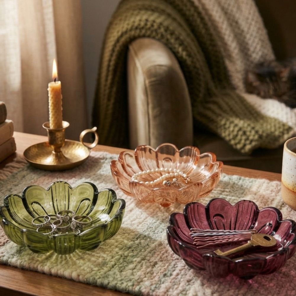 Sifcon 14cm Cosy Home Flower Trinket Dish