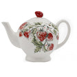 Sifcon 25.5cm Strawberry Print Tea Pot - Old Railway Line Garden Centre