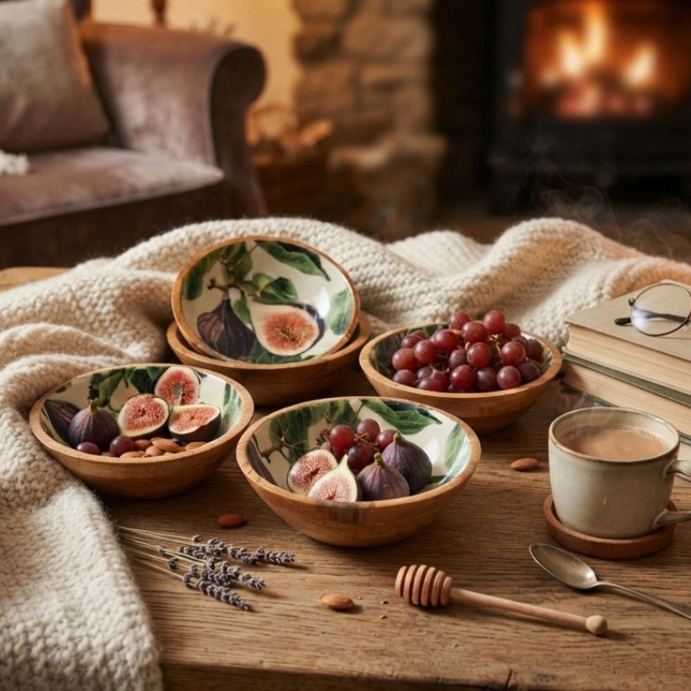 Sifcon 25cm Cosy Home Fruit Enamel Bowl - Medium