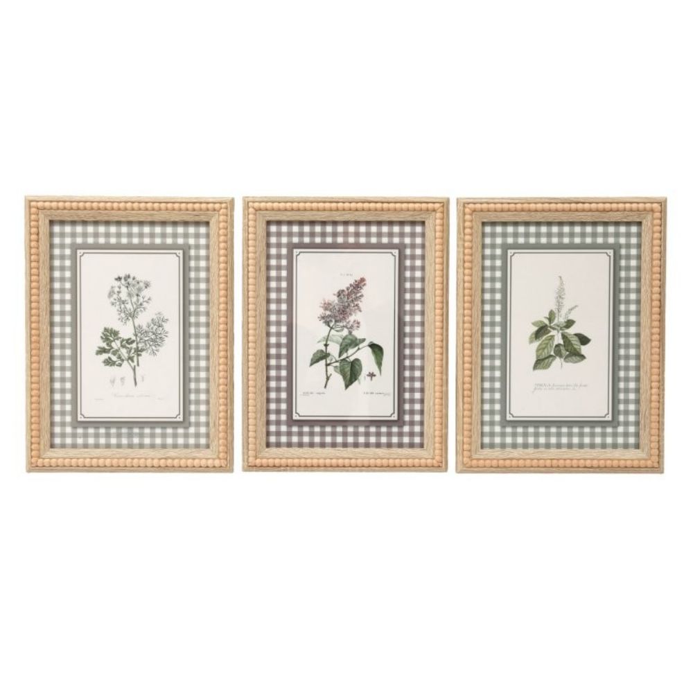 Sifcon 26x34cm Flower Wall Art (Choice of 3)