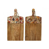 Sifcon 50cm Autumn Chopping Board with Enamel Floral Pattern (Choice of 2)