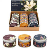 Sifcon 8cm Cosy Home Flower Tin Candle