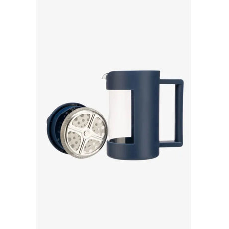 Siip 850ml Navy Glass 6 Cup Cafetiere - Old Railway Line Garden Centre