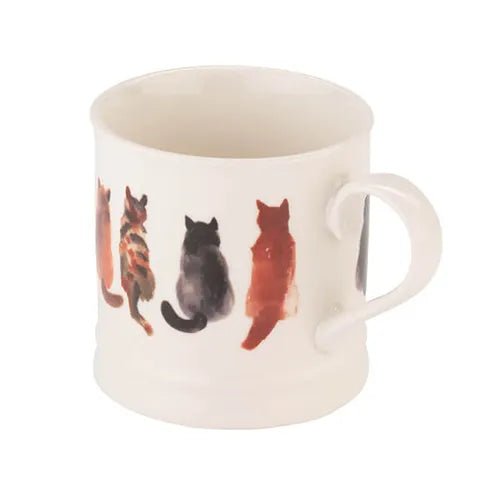 Siip Cat Line Up Ceramic Mug - Old Railway Line Garden Centre