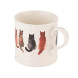 Siip Cat Line Up Ceramic Mug - Old Railway Line Garden Centre