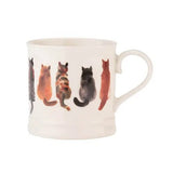 Siip Cat Line Up Ceramic Mug - Old Railway Line Garden Centre