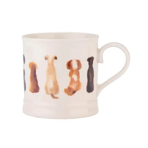 Siip Dog Line Up Ceramic Mug - Old Railway Line Garden Centre