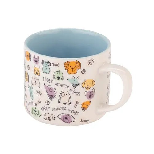 Siip Easily Distracted Dogs Ceramic Mug - Old Railway Line Garden Centre