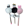 Sil Stationery 21cm Farm Animal Pom Pom Pen - (Choice of 3) - Old Railway Line Garden Centre