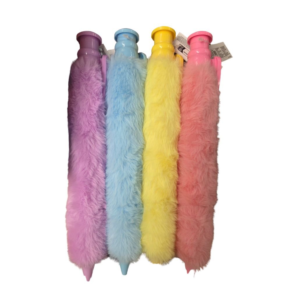 Sil Stationery 28cm Fluffy Jumbo Pen - (Choice of 4) - Old Railway Line Garden Centre