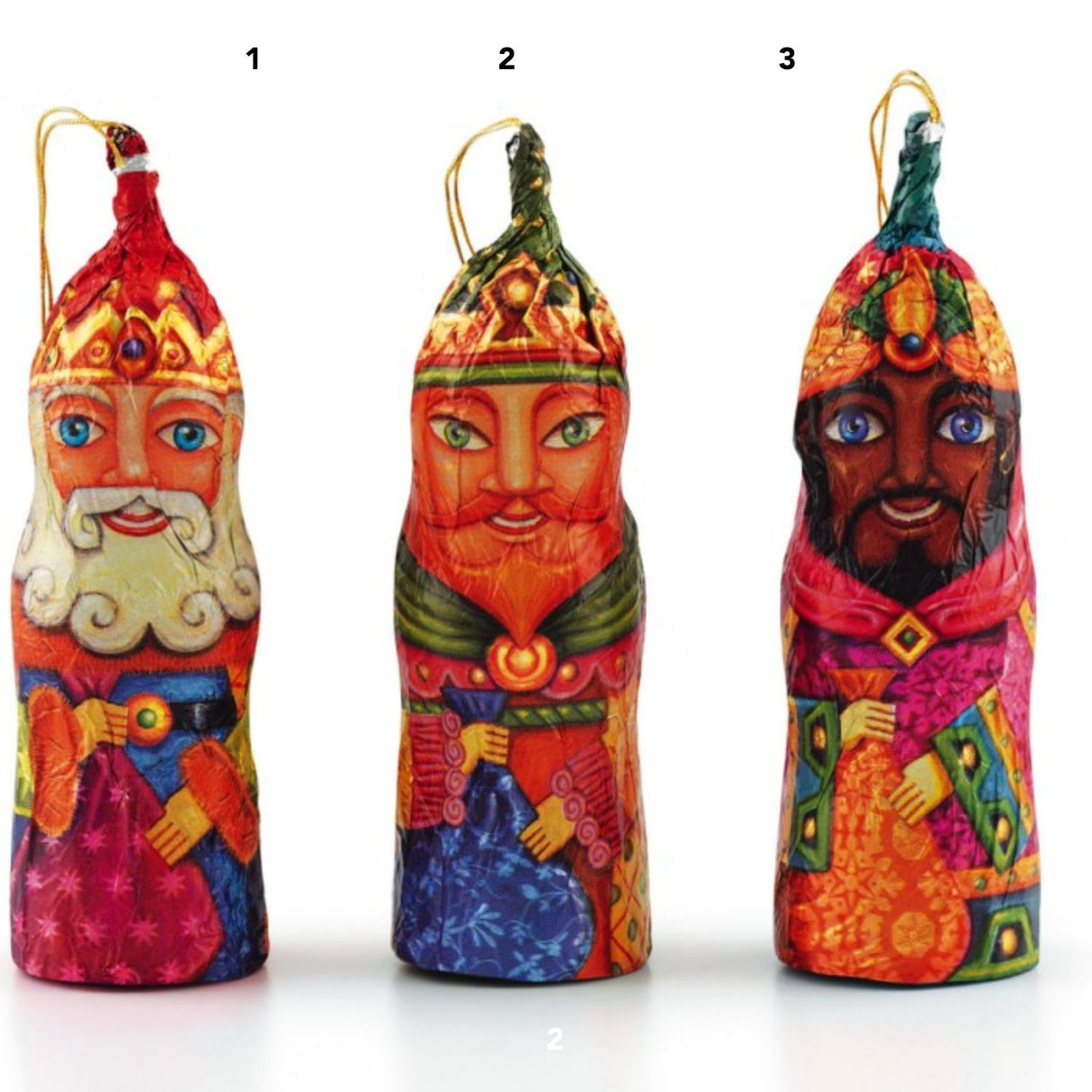 Simon Coll 25g Papa Noel Chocolate Tree Decroation (Choice of 3)