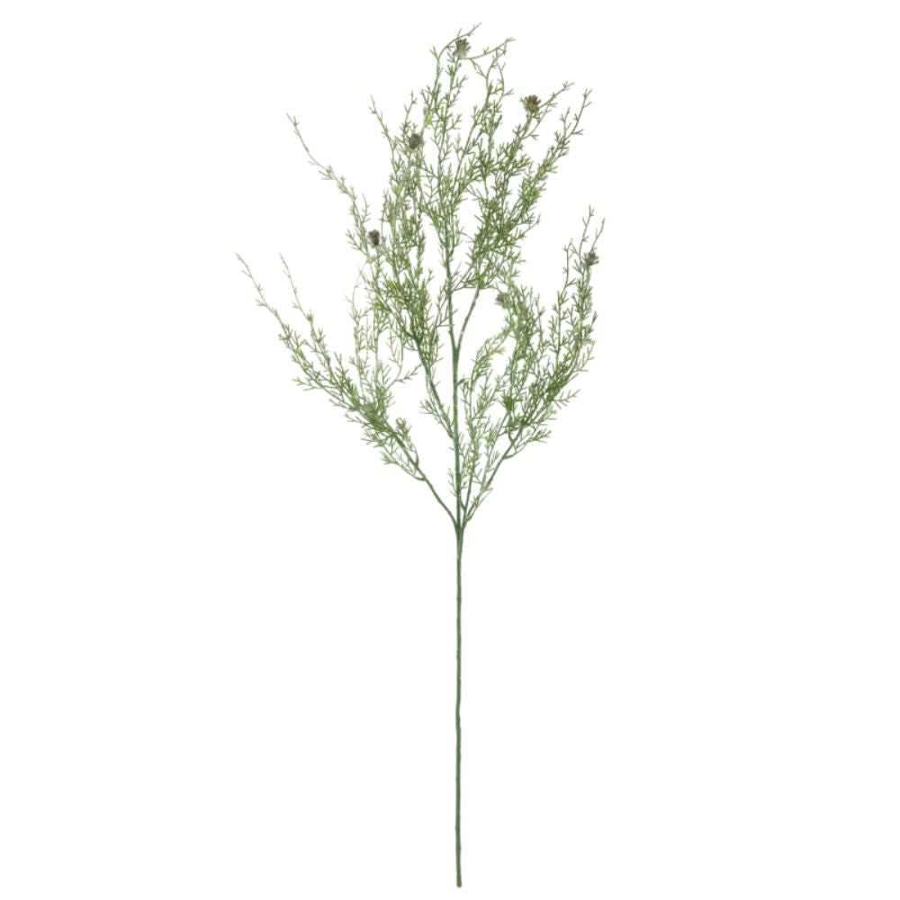 Sincere 90cm Frosted Glitter Cedar Cone Artifical Spray