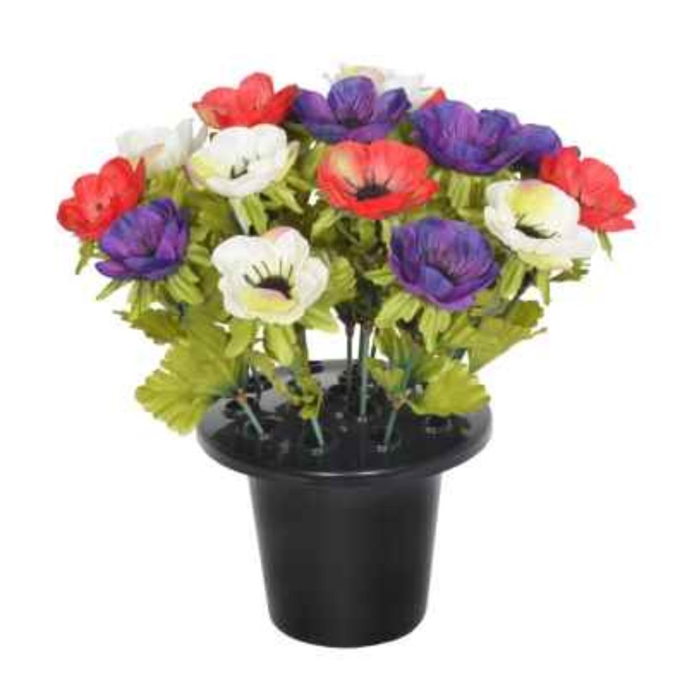 Sincere 25cm Artificial Coral Anemone Grave Pot