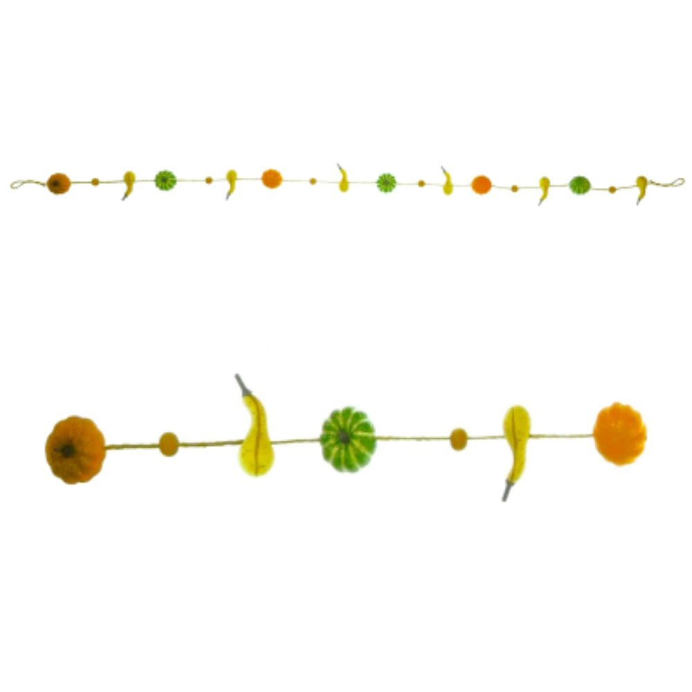 Sincere Floral 180cm Mixed Pumpkin Rope Garland
