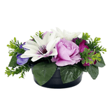 Sincere Floral 24cm Lilac Dahlia, Camellia, Anemone Weigh - Old Railway Line Garden Centre