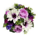 Sincere Floral 24cm Lilac Dahlia, Camellia, Anemone Weigh - Old Railway Line Garden Centre
