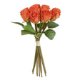 Sincere Floral 29cm Orange Rosebuds - Old Railway Line Garden Centre