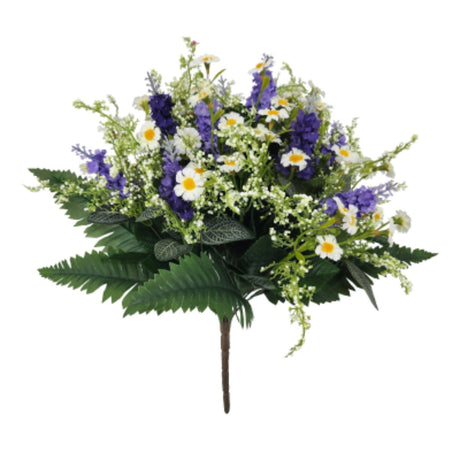 Sincere Floral 40cm Lavender, Daisy & Gypsophila Bunch - Old Railway Line Garden Centre