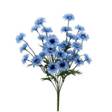Sincere Floral 47cm Artificial Cornflower Spray - Blue (Choice of 2)