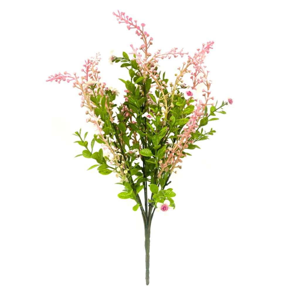Sincere Floral 49cm Artificial Rivina Blossom Foliage Spray (Choice of 4)