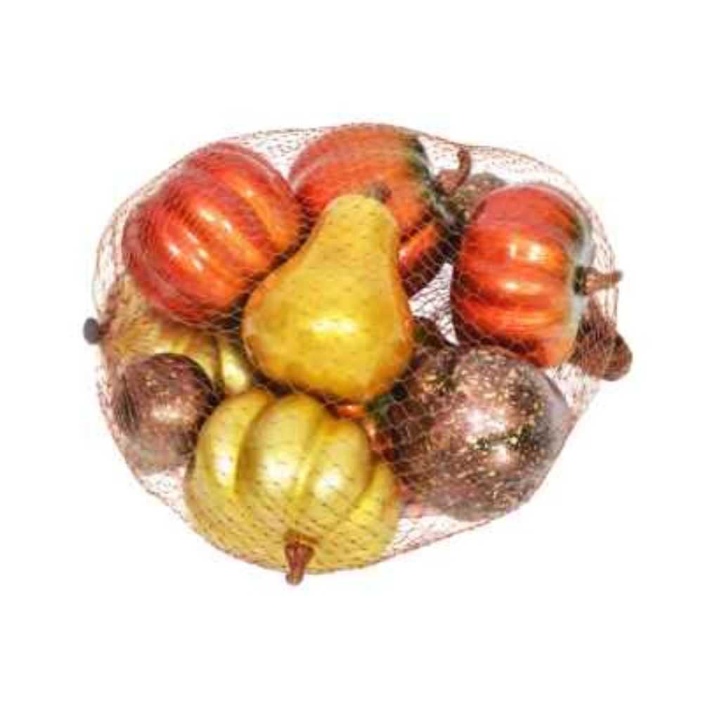 Sincere Floral 5-7cm Metallic Pumpkins