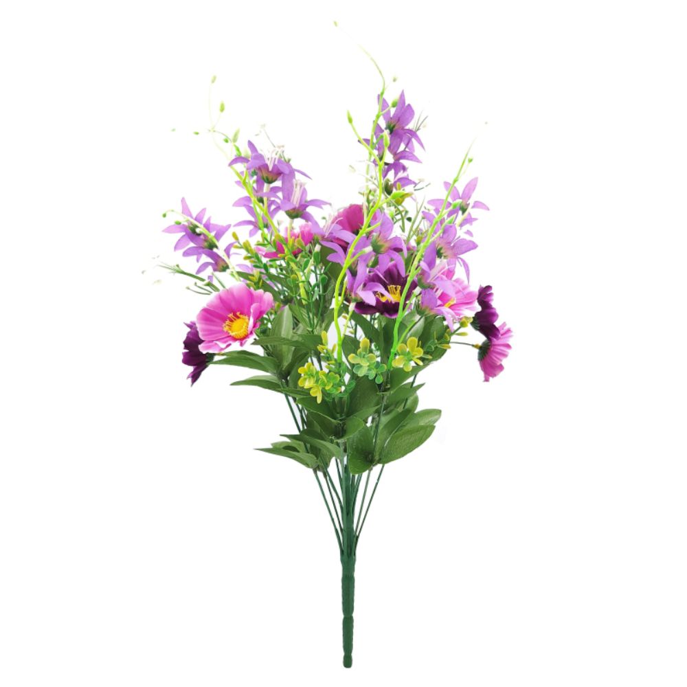 Sincere Floral 50cm Artificial Star Flower Cosmos Spray (Choice of 4)