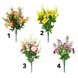 Sincere Floral 50cm Artificial Star Flower Cosmos Spray (Choice of 4)