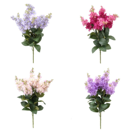 Sincere Floral 56cm Lilac Bush (Choice of 4) - Old Railway Line Garden Centre