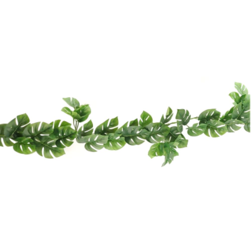 Sincere Floral 180cm Cheese Plant Leaf Garland