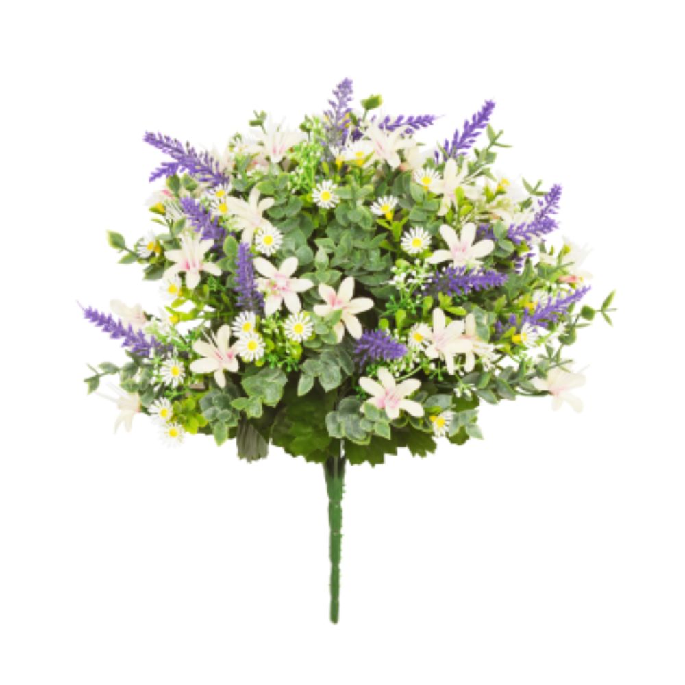 Sincere Floral 36cm Daisy & Lavender Blossom Bouquet (Choice of 3)
