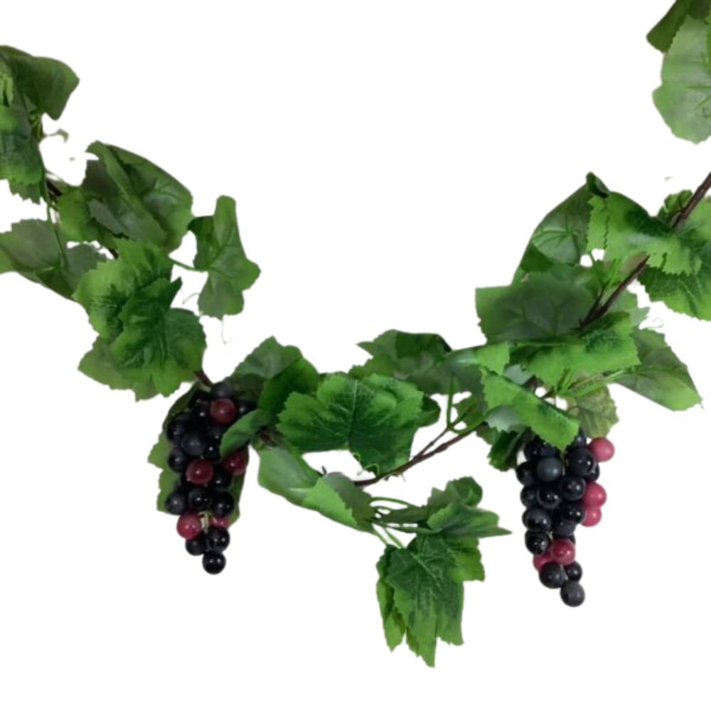 Sincere Floral 150cm Grape & Foliage Garland