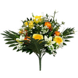 Sincere Floral 38cm Lily & Rosebud Foliage Bouquet (Choice of 3)