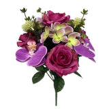 Sincere Floral 34cm Rose Orchid Hydrangea Bouquet (Choice of 3)