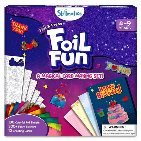 Skillmatics Foil Fun: Card Making Set - Old Railway Line Garden Centre