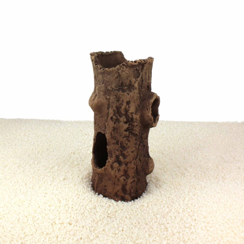 Small Ceramic Log Aquarium Decoration