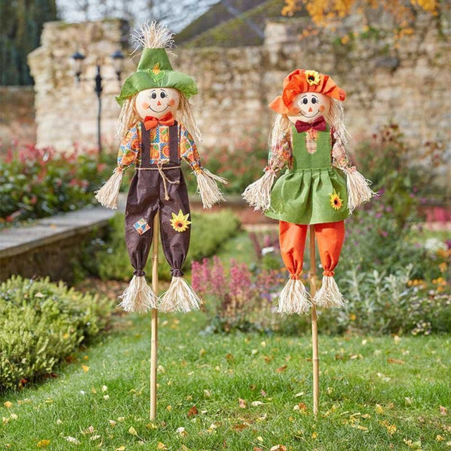 Smart Garden 120cm Scarecrow Deco-Stake - (Choice of 2) - Old Railway Line Garden Centre