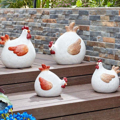 Smart Garden 15cm Lady Cluck Garden Ornament (Choice of 2) - Old Railway Line Garden Centre