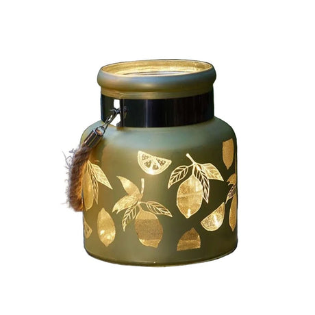 Smart Garden 17cm Lemon Lantern - Yellow - Old Railway Line Garden Centre