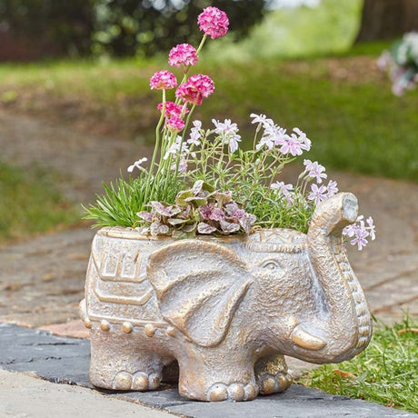 Smart Garden 28cm Elephant Garden Planter - Old Railway Line Garden Centre