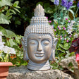 Smart Garden 30cm Buddha Head Garden Ornament - Old Railway Line Garden Centre